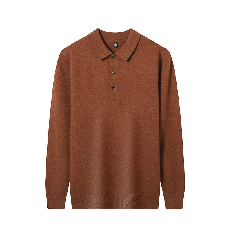 7 Colors Business Men's Sweater Knitwear Autumn Winter Casual.