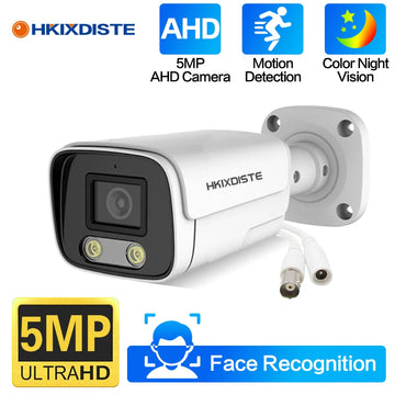 Face Fetection Security Camera BNC 5MP Outdoor CCTV .