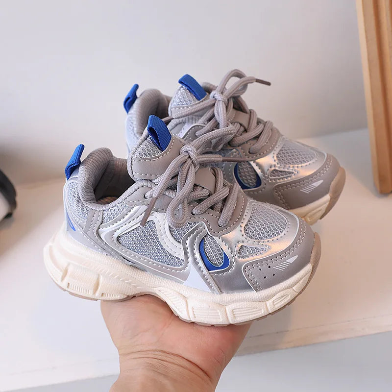 Kids Casual Sports Shoes with Thick Soles Boys Girls Fashion.