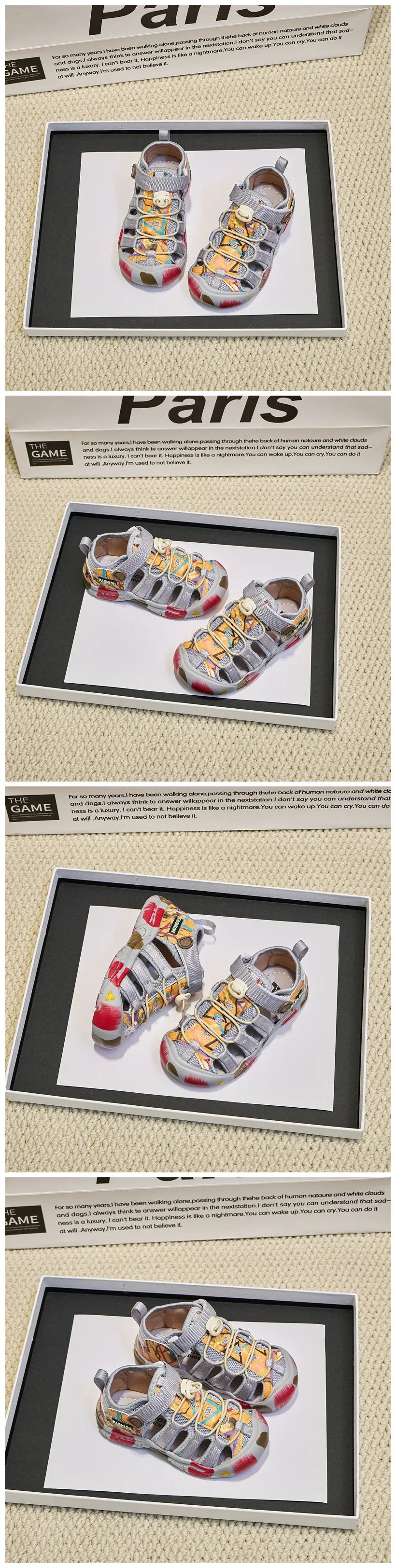 Kids Sports Sandals for Boys Girls Summer Non-slip .