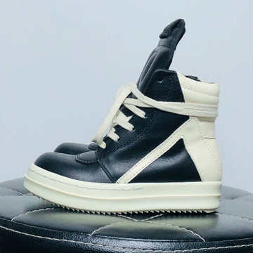 Kids High Top Sneakers Girls Boys Leather Children Shoes.