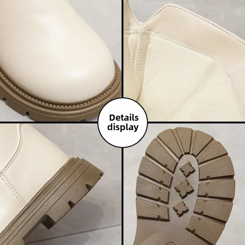 Kids Shoes for Girl Children Fashion  Boots Autumn Winter.