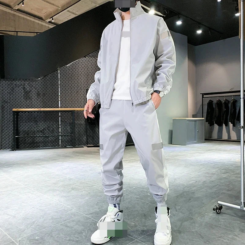 Customizable Men Sportswear Set Spring Autumn Set Suits