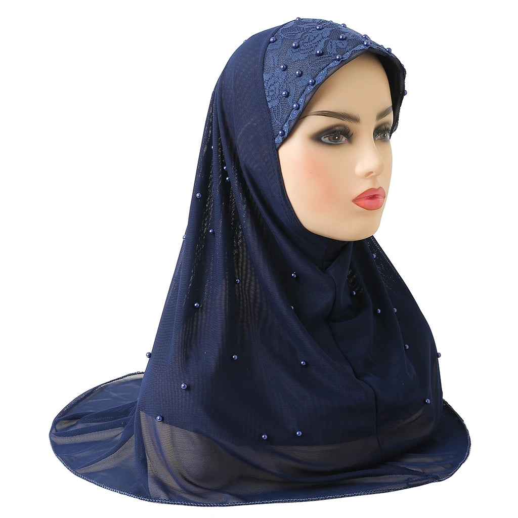 big girls adults soft net two layers muslim scarf islamic hijab.