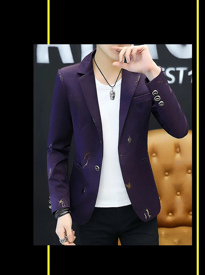 Top Quality Brand Casual Suit Jacket New thin Men .