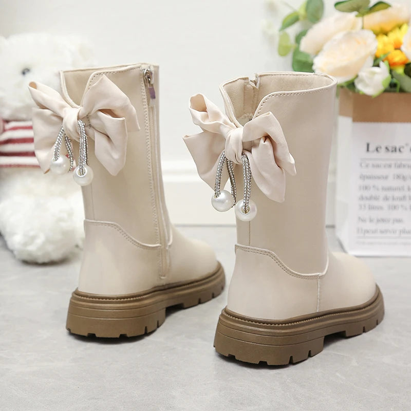 Kids Shoes for Girl Children Fashion  Boots Autumn Winter.