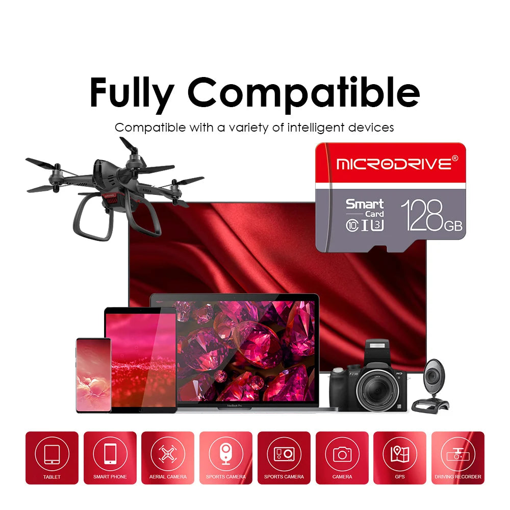 High Speed Mini SD Memory Card 256GB Class 10 Micro TF flash usb .