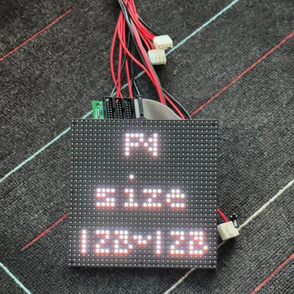 32X32 P4 LED Screen Panel Module HD Indoor Advertising Screen .