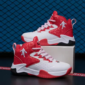 Boys Basketball Shoes High Quality Soft Top Thick Sole Non-slip Kids.