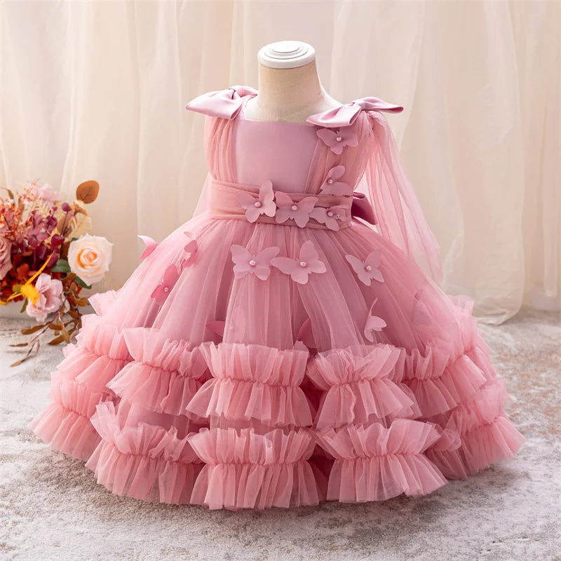 0-5-year-old toddler BABY DRESSES & baby girl Christmas dress .