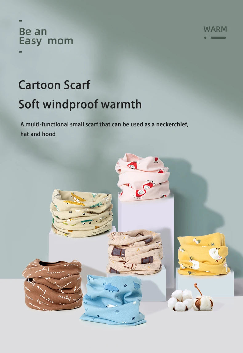 Winter Baby Warmer Neck Scarf For Kids Boys Girls.
