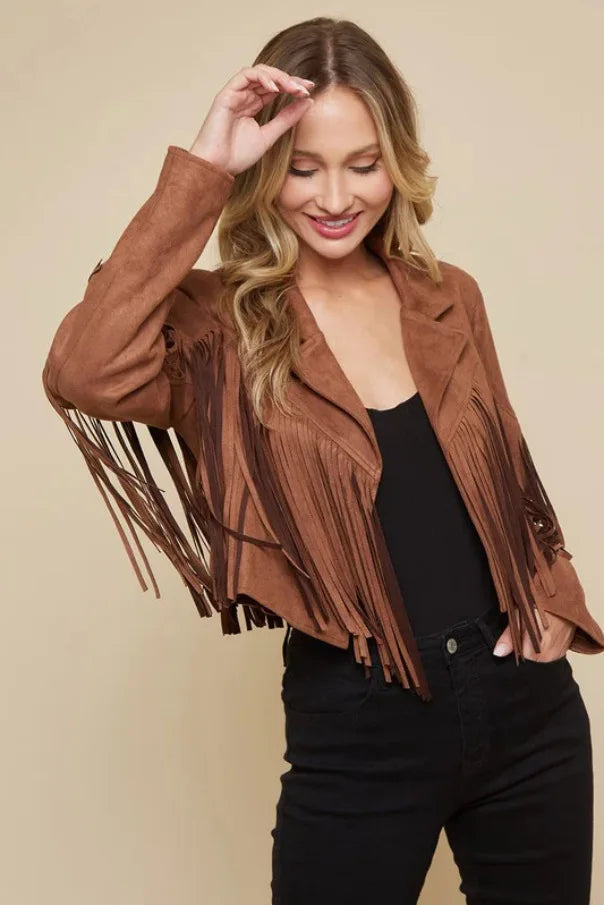 Crop Tops E-girl Motor Biker Jacket Suede Leather Jacket .