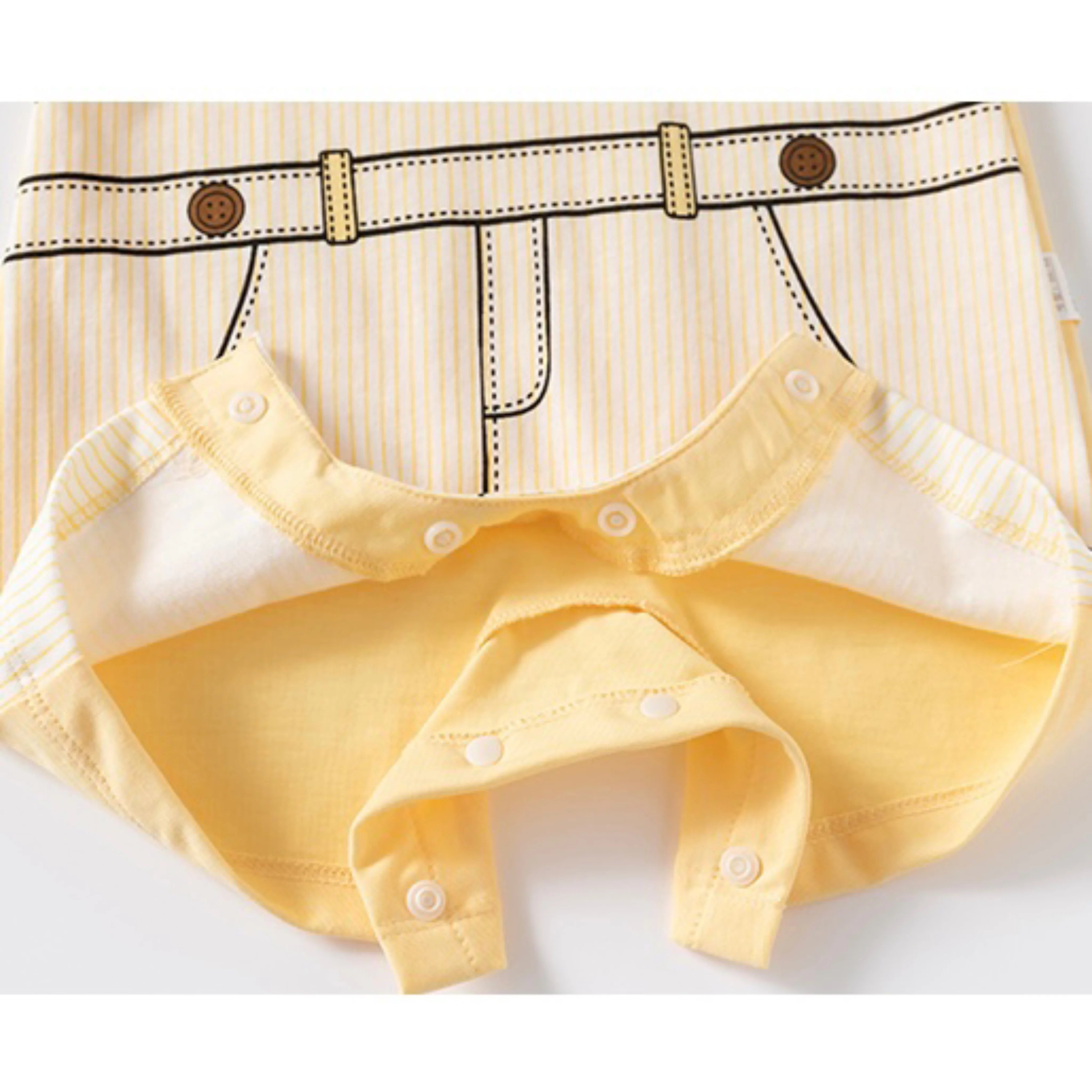 Newborn Jumpsuit, Baby Boxer Short-Sleeved Jumpsuit, Infant Jumpsuit, Cute Crawling Suit, Outing Clothes