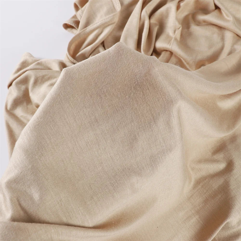 Modal Cotton Jersey Hijabs For Woman Long Muslim Scarf .