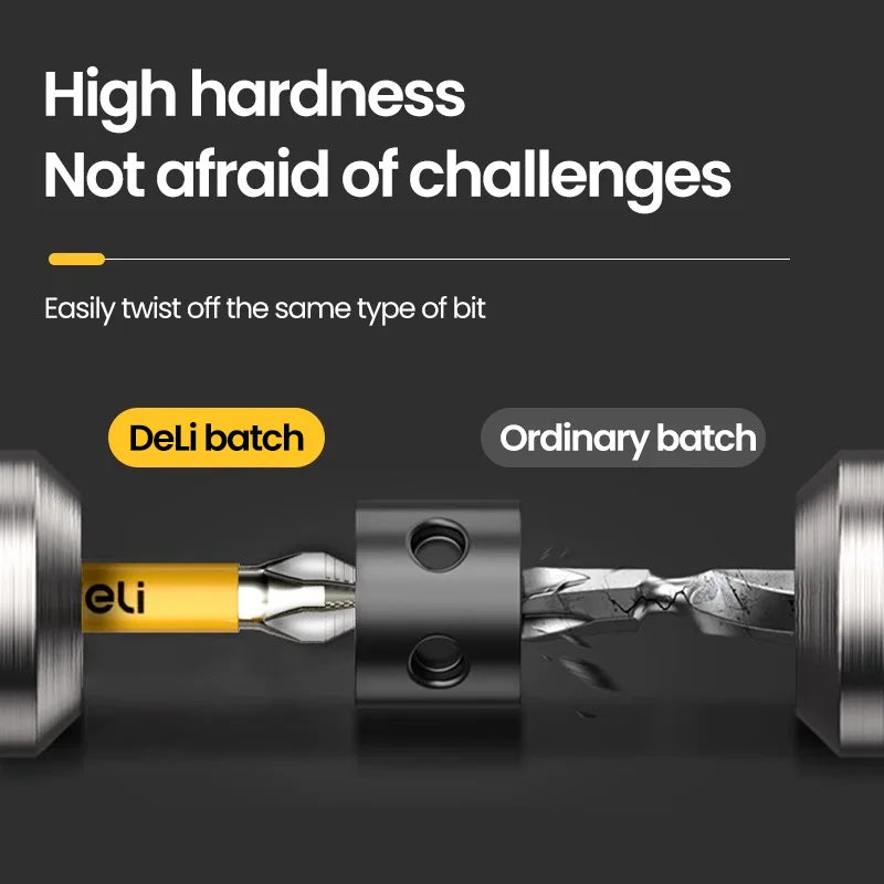 Non-slip PH2 Magnetic Batch Head Cross Screwdriver Hardness Drill Bit .