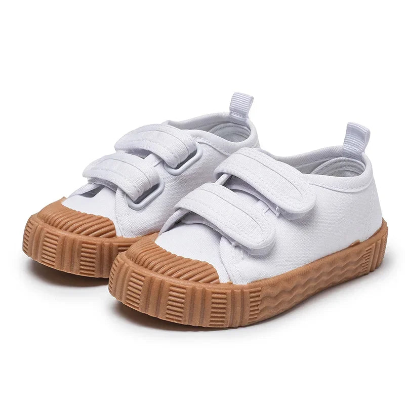 Kids Shoes for Girls Boys Non-slip Soft Sole Canvas Shoes.