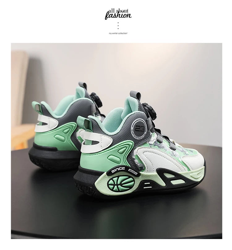 Kids Basketball Shoes Boys Girls Fashion Sneakers .