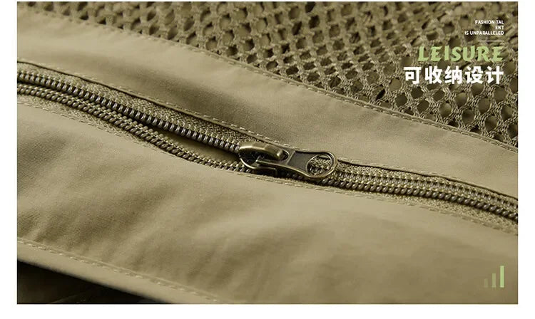 14 Pockets Summer New Men US Tactical Hiking Fishing Vest Mens.