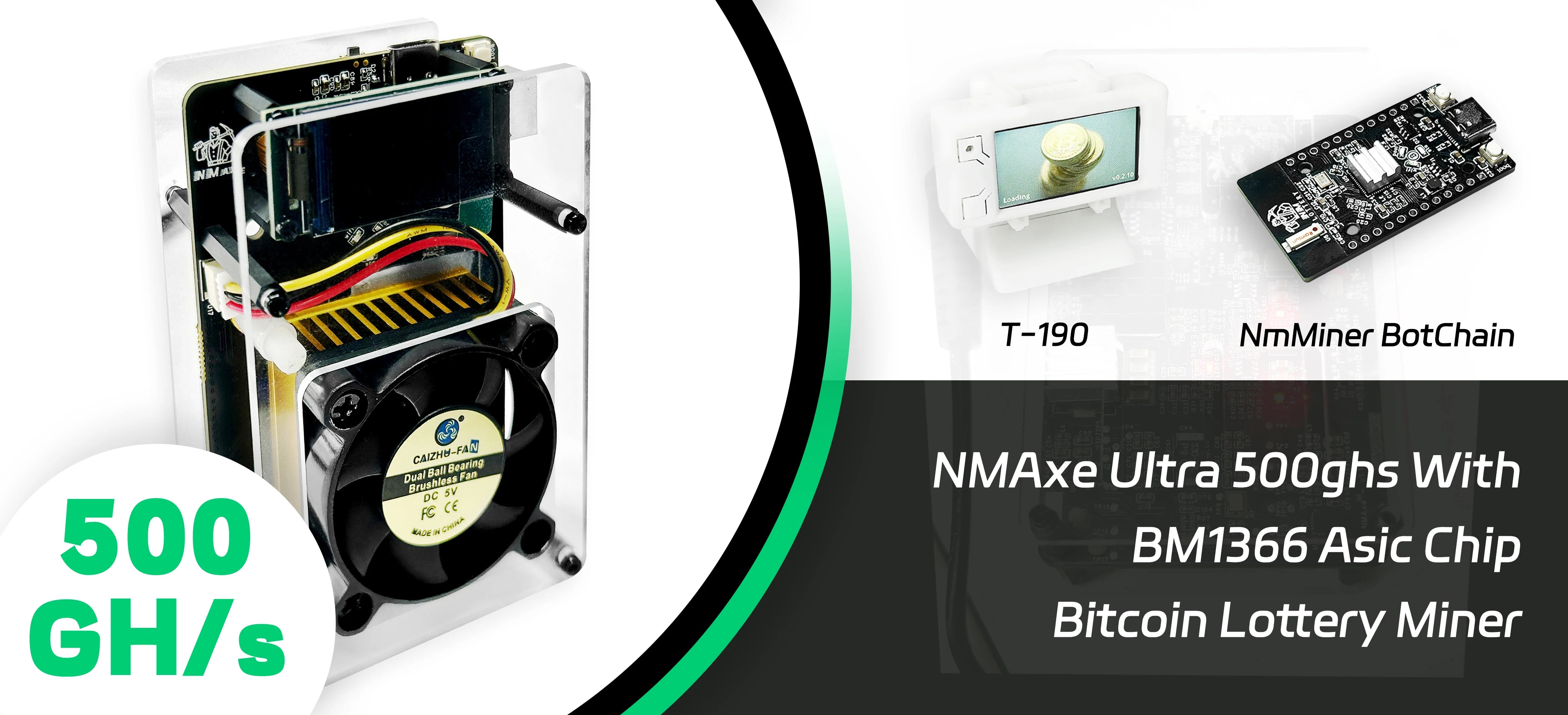 NMAxe Bitcoins NMMiner Official Ultra BM1366 ASIC Chip Solo.