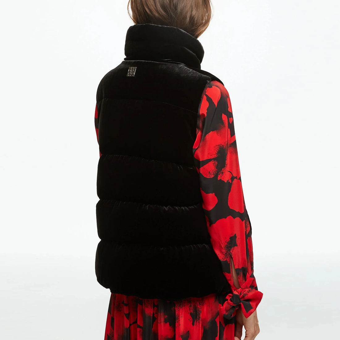 CHCH Autumn Winter Women's Solid Loose Vest Stand Collar .