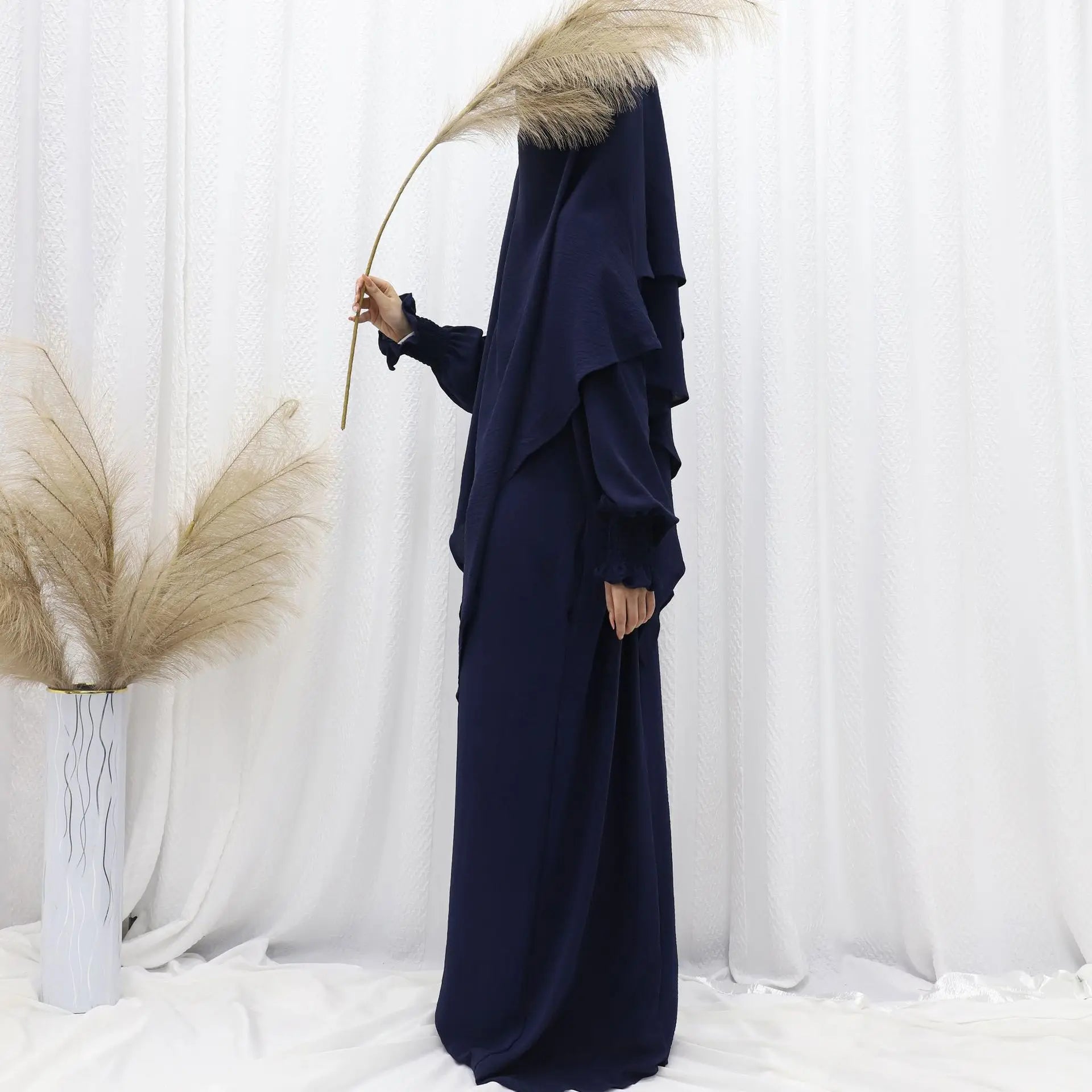 Ramadan Modest Muslim Women Dresses Headscarf Abaya .