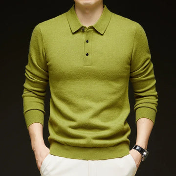7 Colors Business Men's Sweater Knitwear Autumn Winter Casual.