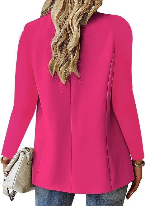 Women OL Blazer Spring Autumn Female One Button Long Sleeve.
