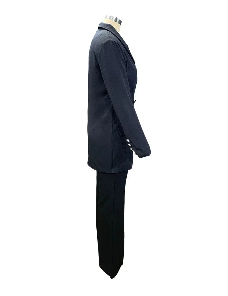 Autumn Winter 2 Piece Outfits for Women Blazer .