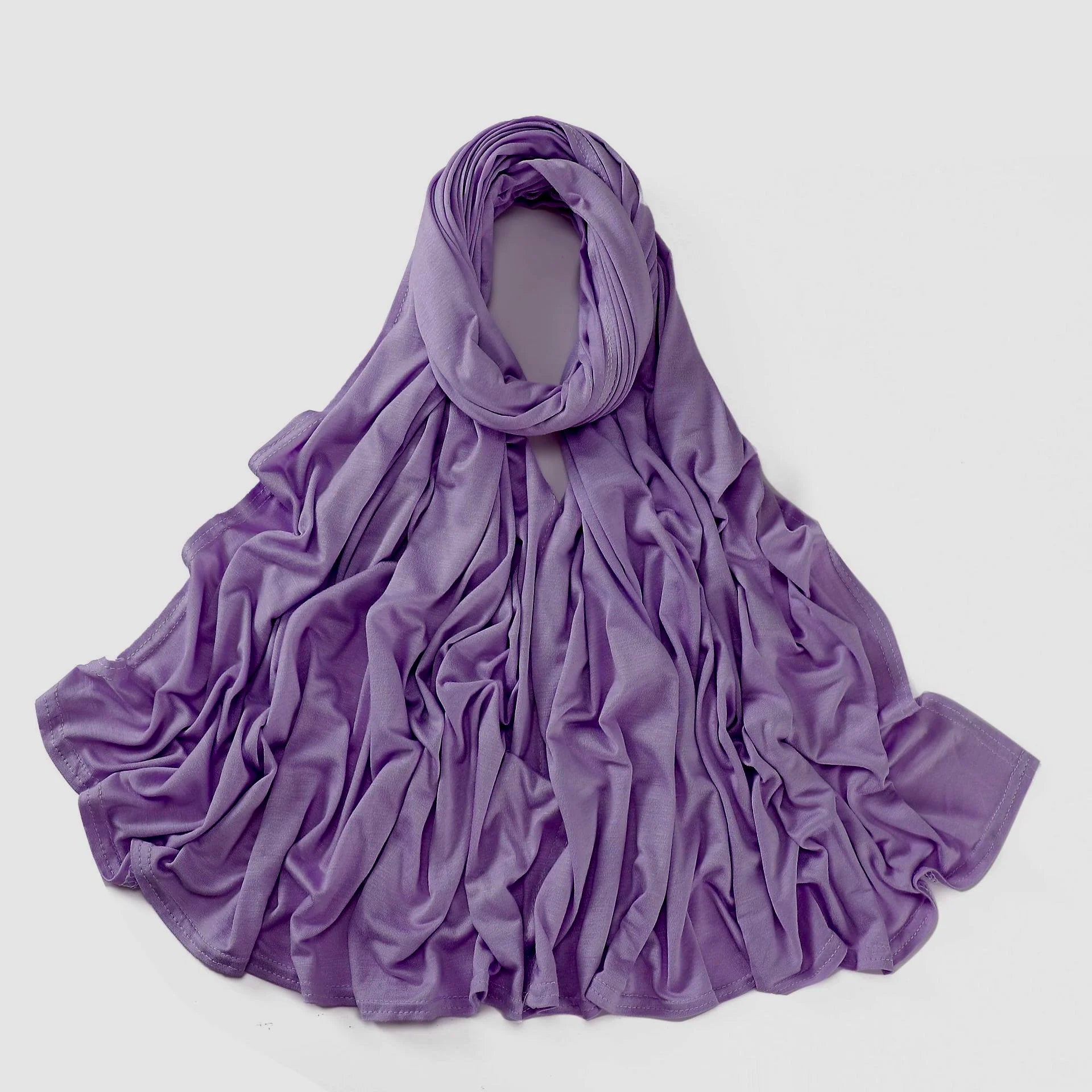 Modal Cotton Jersey Hijabs For Woman Long Muslim Scarf .