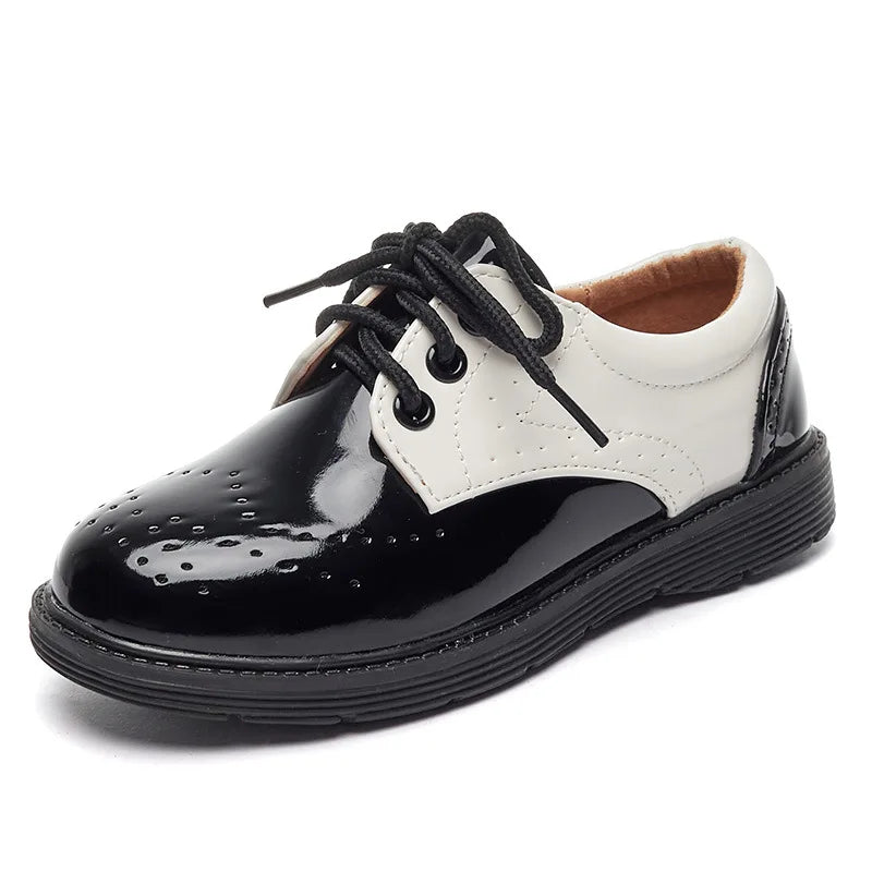 Kid Shoes For Boys PU Leather Shoes For Kids Wedding .