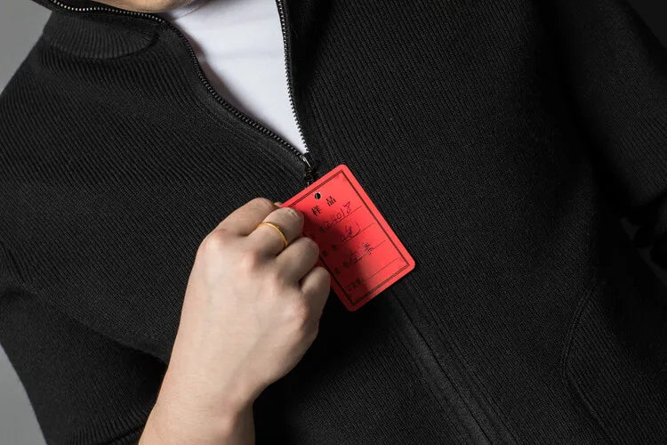 Solid Color Long-sleeved Stretch Cardigan for Men,