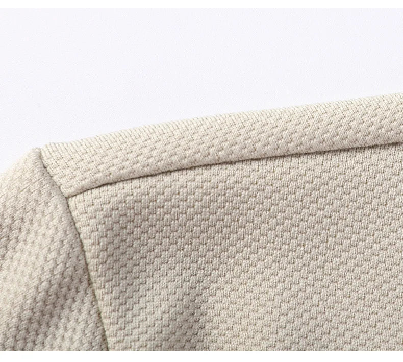 Spring Autumn Knit Cardigan Men Fashion Solid Color Stand.