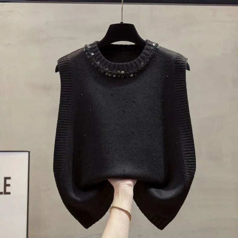 Korean Fashion Autumn New Sweaters Vest Women .