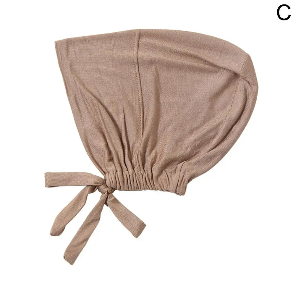 Womens Muslim Stretch Turban Cap Soft Modal Muslim.