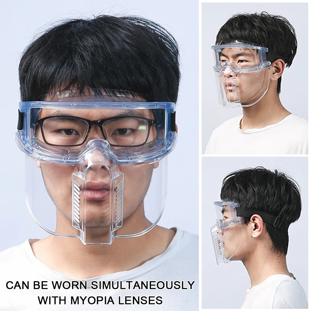 Mask For Full Face Cover Detachable Anti-Dust Face Protector .