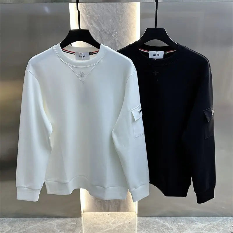 Light Luxury Trendy Brand Bee Embroidered Sweater Men's .