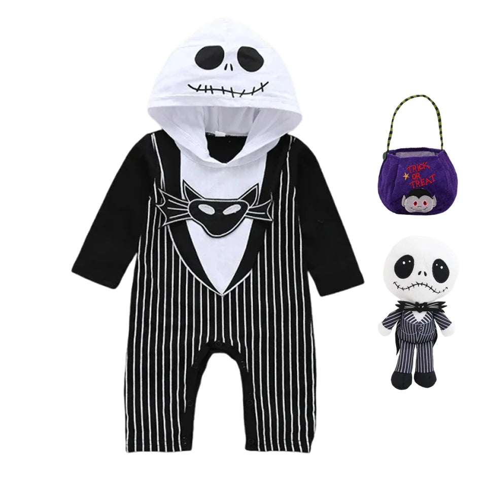 Baby Boy Halloween Cosplay Clothes Jack Nightmare.