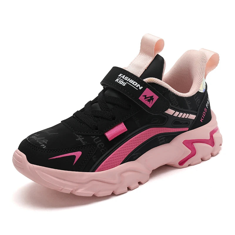 Kids Girls Shoes Running School Casual Sports Breathable .