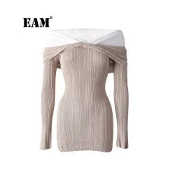EAM Green Brief Blazer Women Big Size Casual .