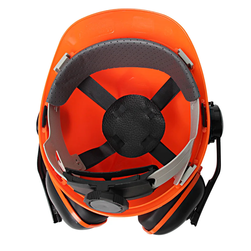 Forestry Safety Helmet Set Multifunction Protective Hard Hat Full Face.
