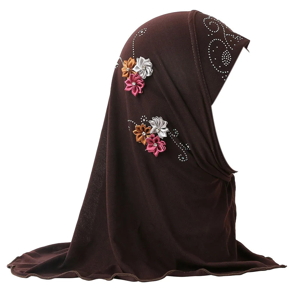 BOHOWAII Kids Girls Muslim Instant Hijab Ready To Wear.