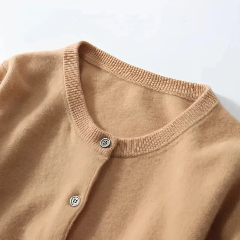 Korean Single Breasted Cardigans Sweater Women Autumn Winter .