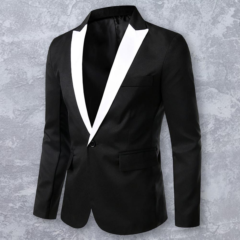 Men Suit Jacket Long Sleeve Men Suit Blazers.