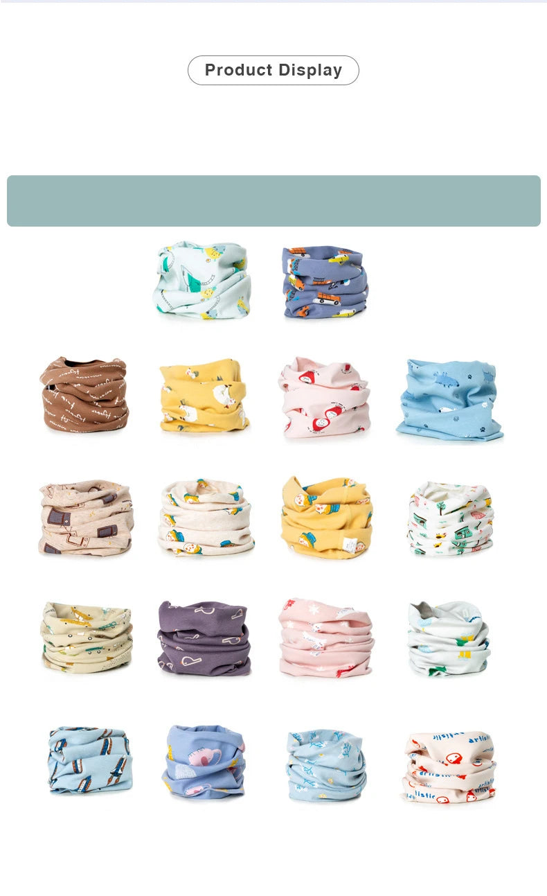 Winter Baby Warmer Neck Scarf For Kids Boys Girls.