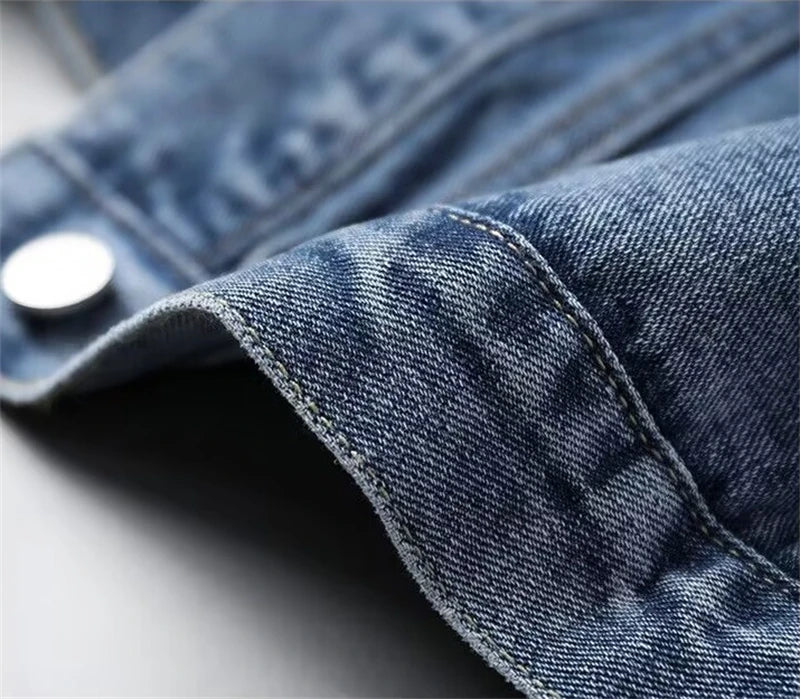 Women's Denim Vest Jacket New Spring And Autumn Elegant.