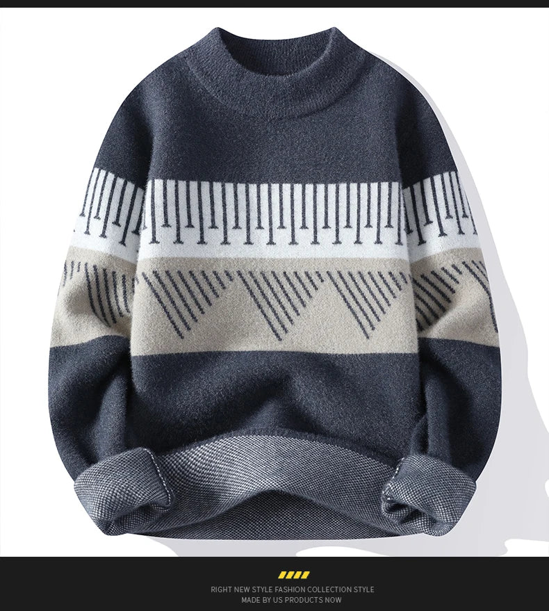 Fall Mens Christmas Cashmere Sweater O Neck Men .