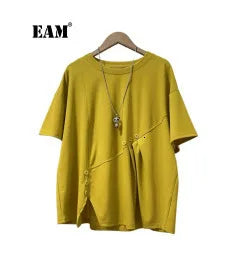 EAM Green Brief Blazer Women Big Size Casual .