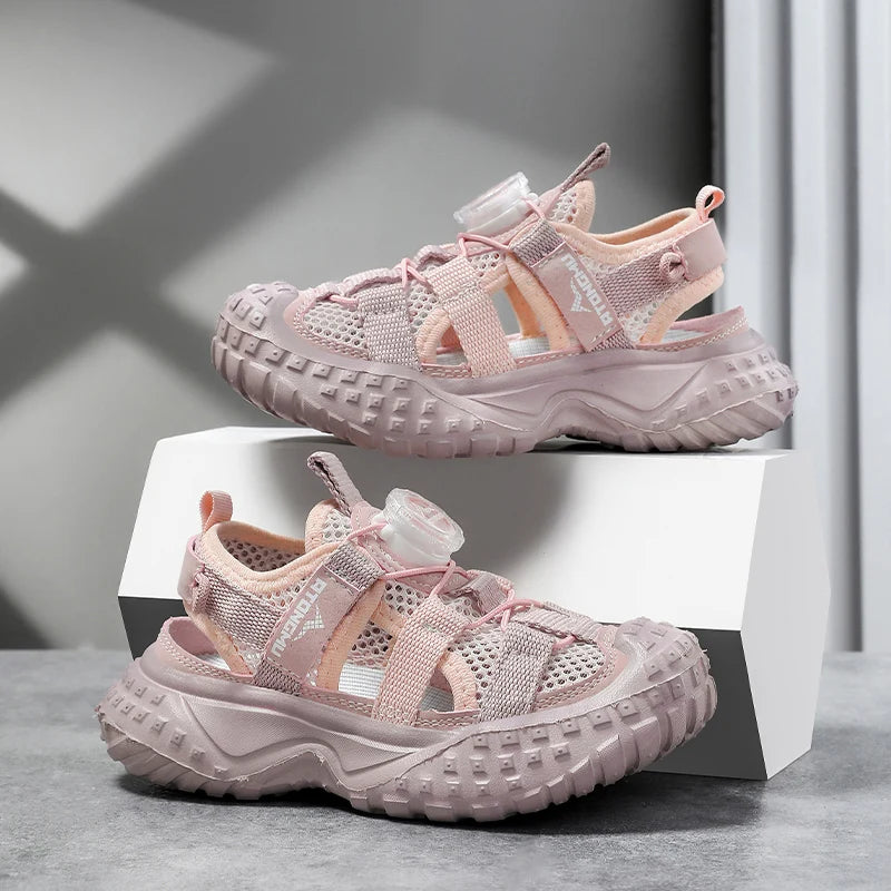 New Kids Sneakers Summer Hollow Refreshing Child Casual Shoes.