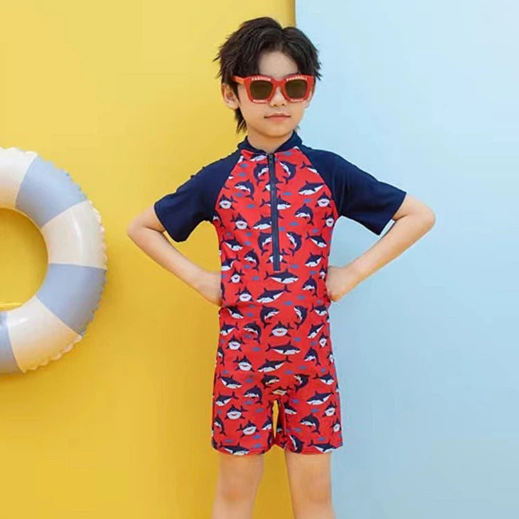 Kids Toddler Boys Swimsuit Long Sleeve  3 4 5 6 7 8 10 Years.