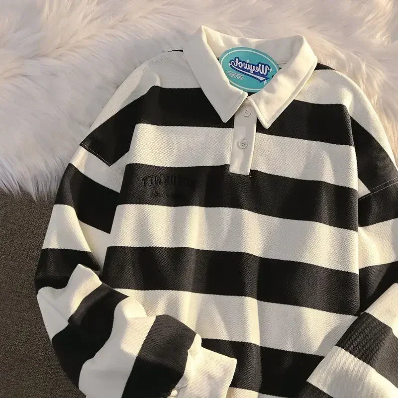 T Polo Shirts For Men Black Tops Oversize Male Clothes